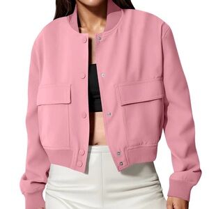 BNWT LIGHTWEIGHT PINK JACKET GREAT FOR THOSE TRANSITIONAL DAYS COOL MORNINGS